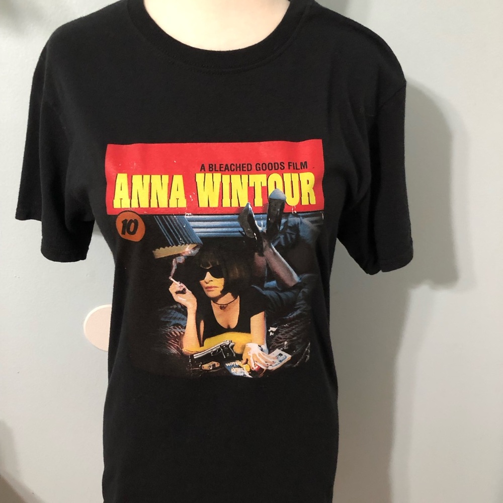 Anna Wintour Pulp Fiction T Shirt by Bleached Goods Size Small